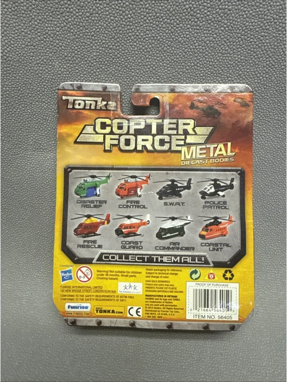 Tonka Metal SWAT Team Helicopter Lot Of 3 Copter Force 1/64 S.W.A.T. Not Mint